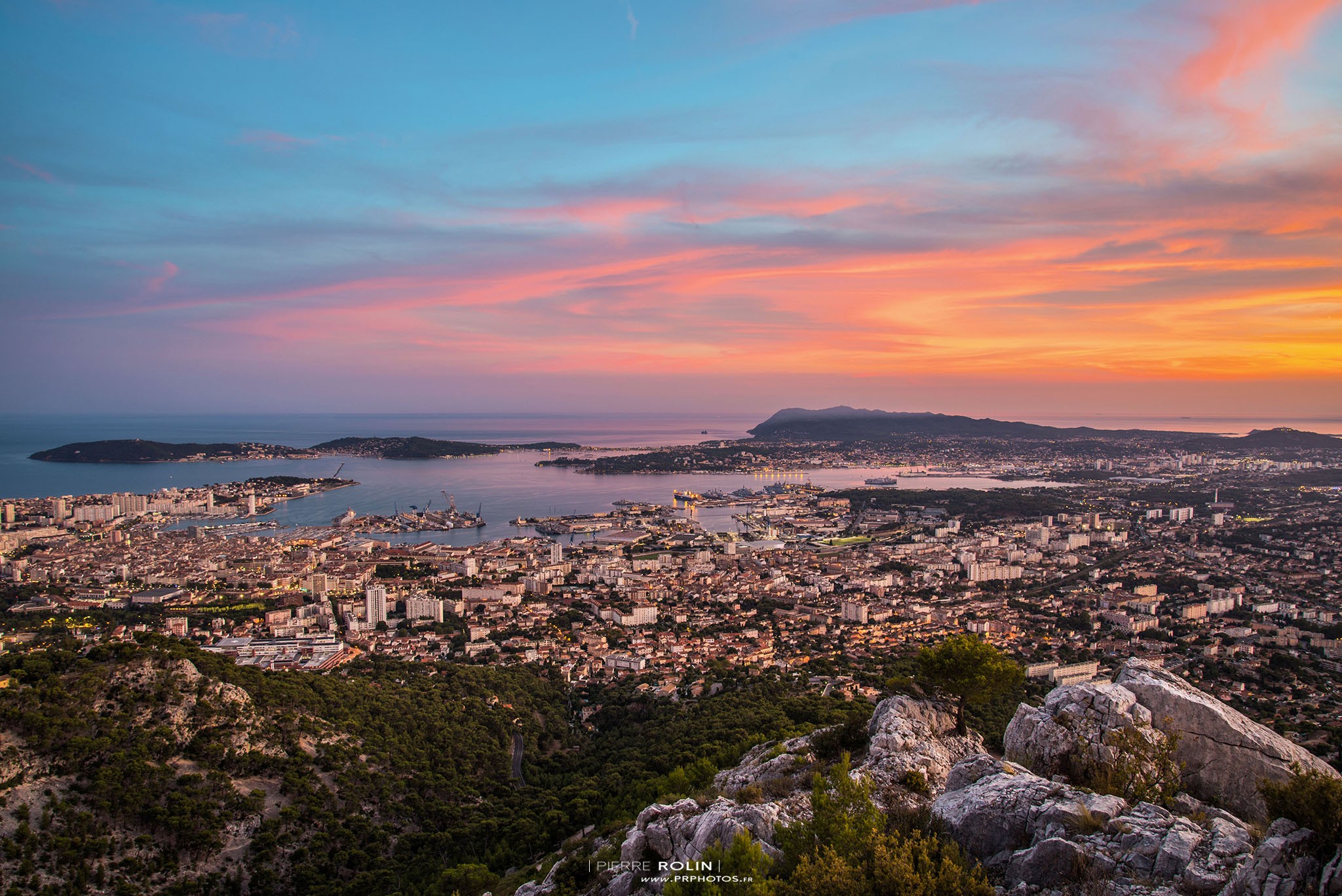 Toulon au coucher du soleil | Paysages diurnes © Pierre ROLIN - Photographe Nancy - Lorraine / Grand Est