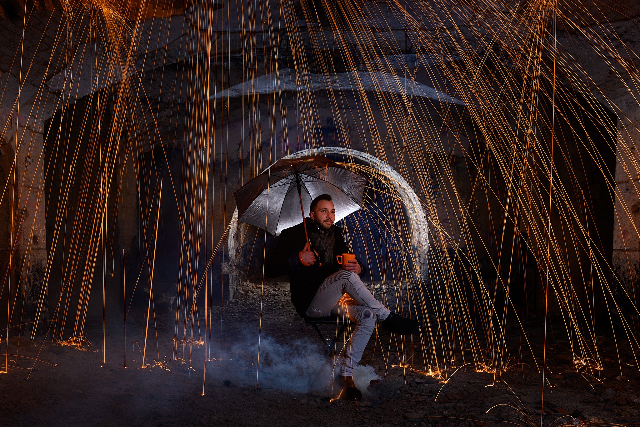 Photo corporate pour un architecte d’intérieur | lightpainting